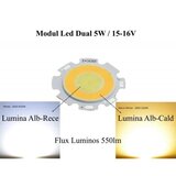 LED COB 28MM - 5W, LUMINA CALD/RECE